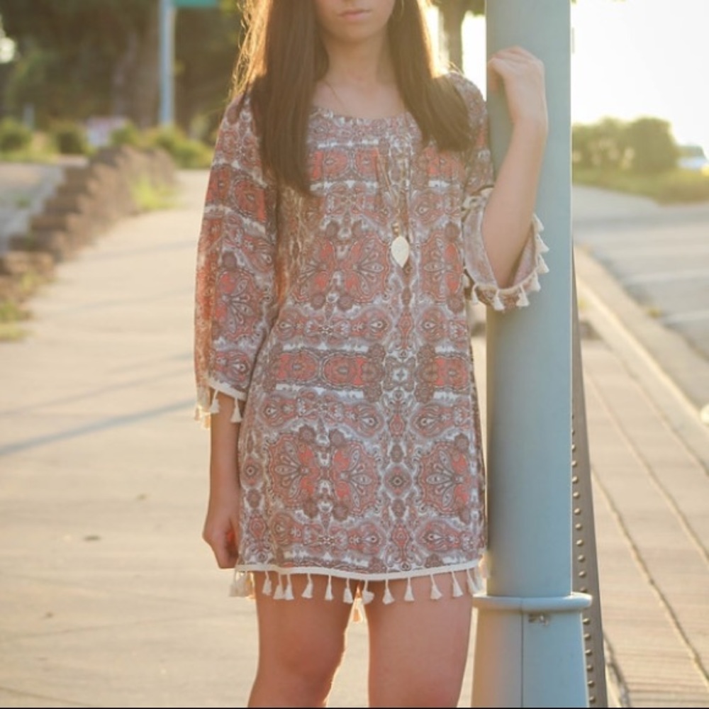 Off the shoulder Dress.